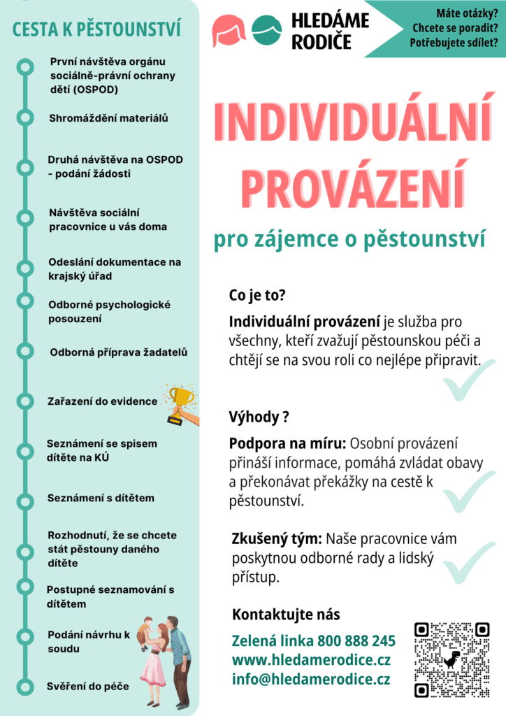 letáček Individuální provázení